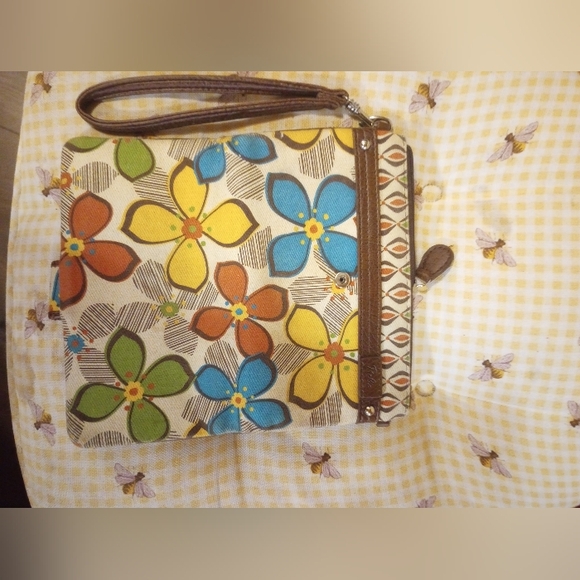 Colorful Floral Relic Wallet - Picture 4 of 6